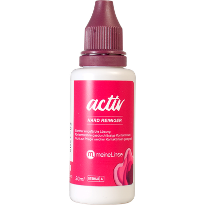  meineLinse activ hard Reiniger Einzelflasche Ansicht 2