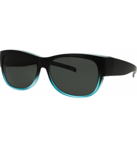 SunRay 06-00320-02 Überbrille, Schwarz/Türkis matt - Ansicht 2
