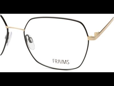FRAIMS Brille Damen FRAIMS 03-15000-02 Dionne, Schwarz/Gold Ansicht 5