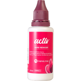  meineLinse activ hard Reiniger Einzelflasche