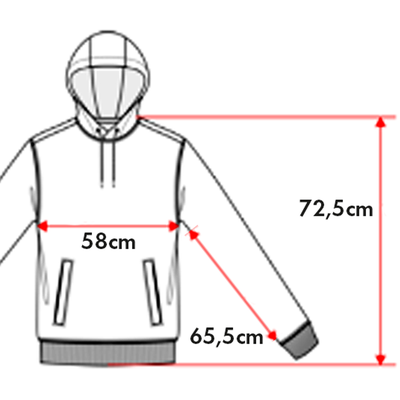  Hoodie - Washed Navy Blue "Sonnenbrille" - Gr. L Ansicht 3