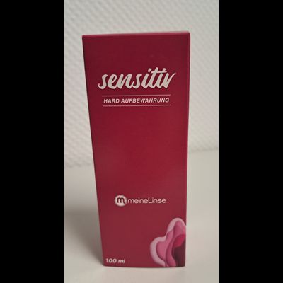  meineLinse sensitiv hard Aufbewahrung Einzelflasche Ansicht 2