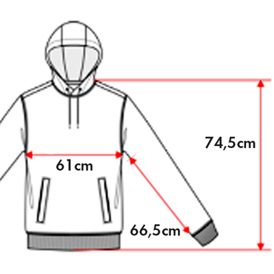  Hoodie - Washed Navy Blue "Sonnenbrille" - Gr. XL Ansicht 3