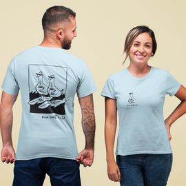  T-Shirt - Arctic Blue "Surf" - Gr. S