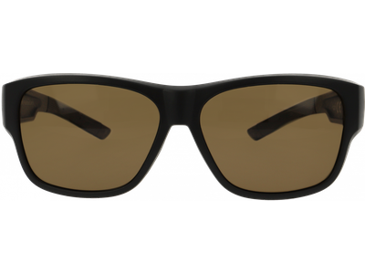 SunRay Sonnenbrille Unisex SunRay 06-00310-01 Überbrille, Schwarz/Carbon, Braun matt Ansicht 3