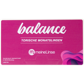  meineLinse balance torische Monatslinsen 6er