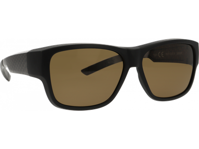 SunRay Sonnenbrille Unisex SunRay 06-00310-01 Überbrille, Schwarz/Carbon, Braun matt Ansicht 4