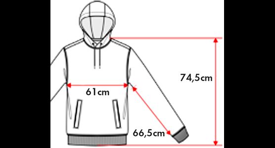 Hoodie - Washed Navy Blue "Sonnenbrille" - Gr. XL - Ansicht 4