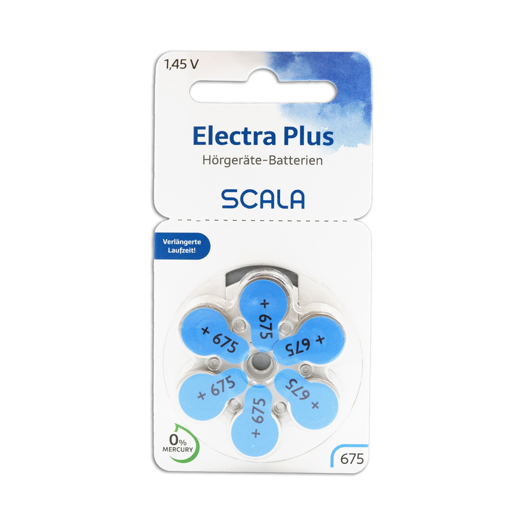  Scala 10er Pack Högerätebatterien - Electra Plus 675 mercury free 