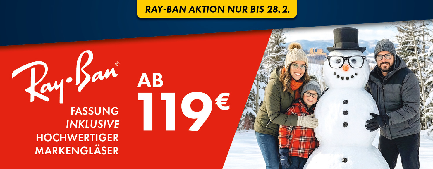 Markenbrillen zum Komplettpreis bis zum 31.Juli