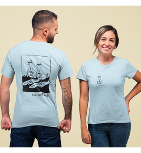 T-Shirt - Arctic Blue "Surf" - Gr. S - Ansicht 2