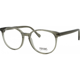 FRAIMS Brille Unisex FRAIMS NATURE 03-31120-03 Erika, oliv-grau transparent