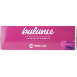  meineLinse balance torische Tageslinsen 30er