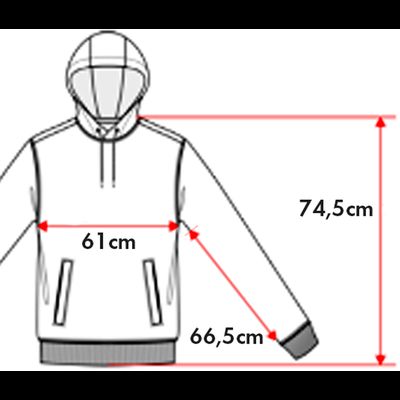  Hoodie - Washed Navy Blue "Sonnenbrille" - Gr. XL Ansicht 3