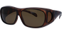 SunRay 06-71390-01 Überbrille, Havanna matt